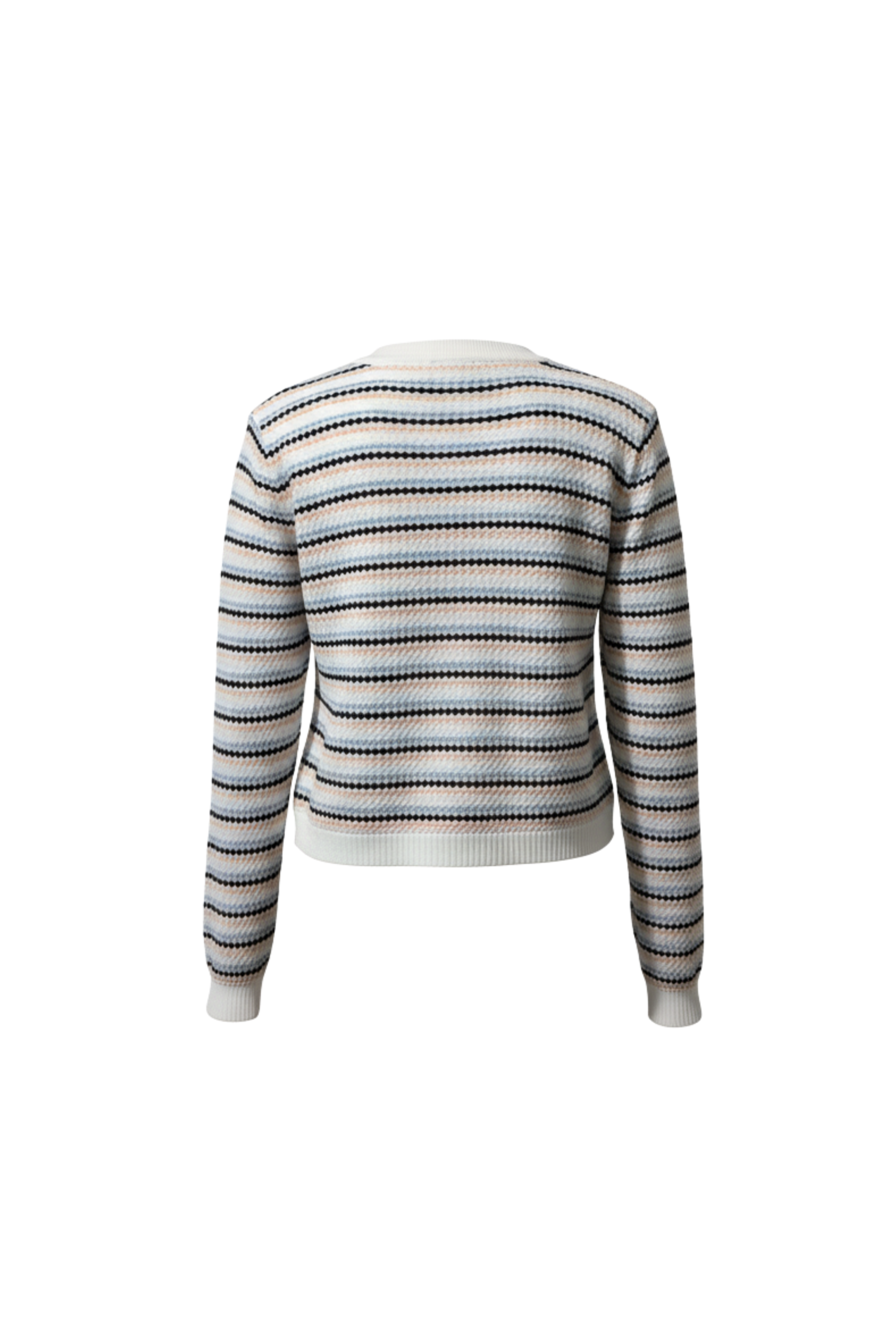 Kadın Desenli Örgü Hırka - Görsel 2