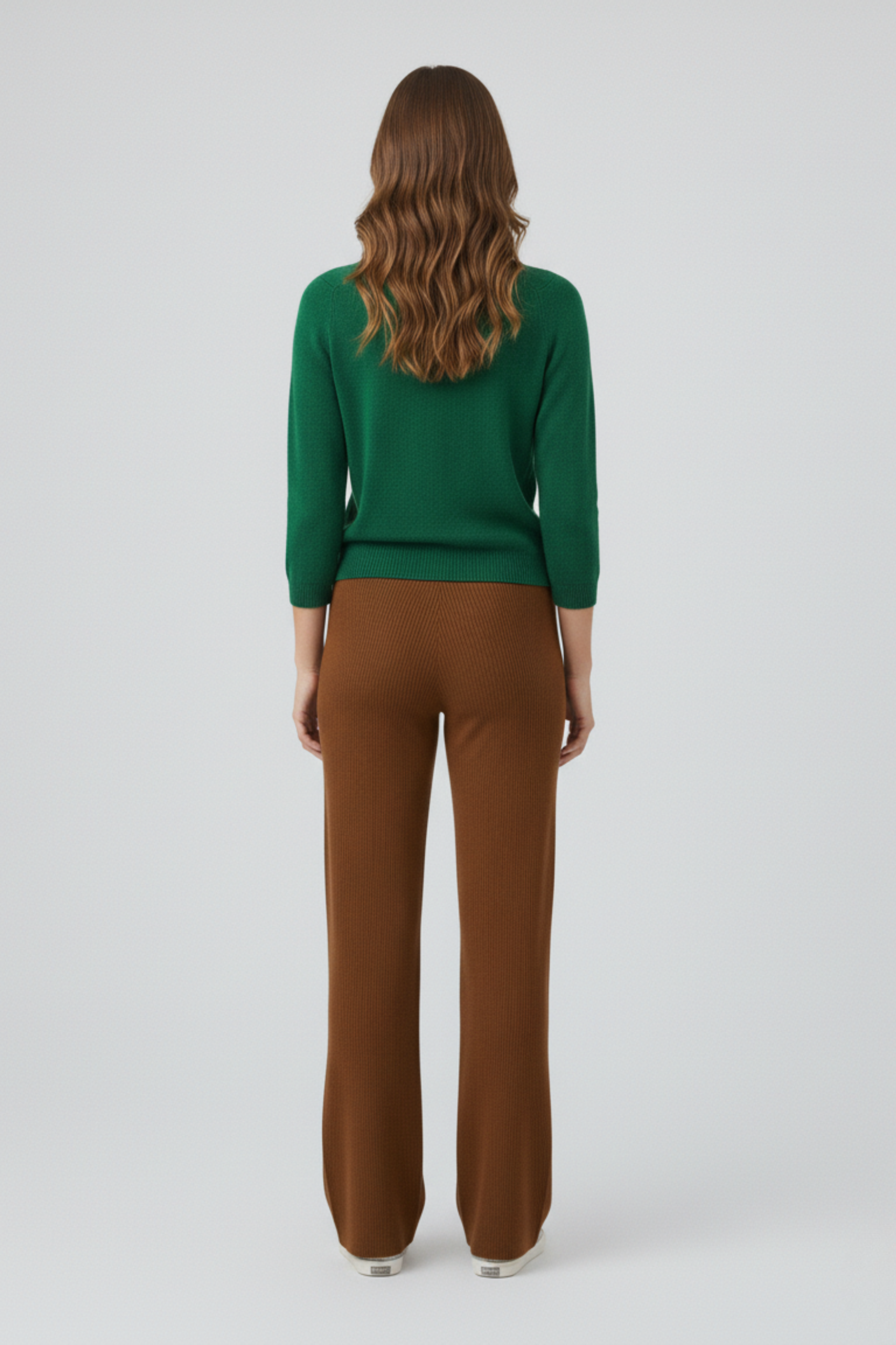 Kadın Modern Kahverengi Pantolon - Görsel 3