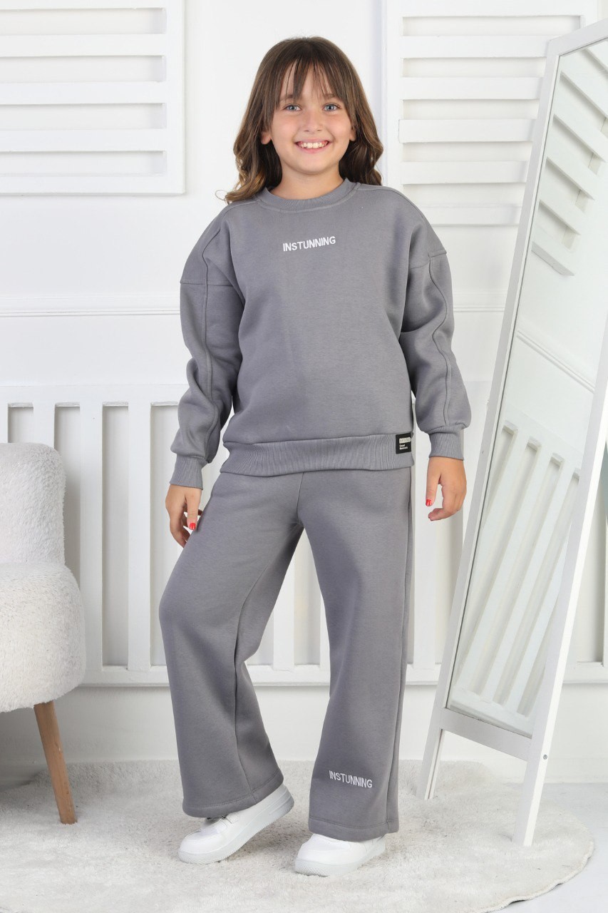 Üç İplik Baskılı Kız Çocuk Takım 3 Üç İplik Baskılı Kız Çocuk Takım - Görsel 3