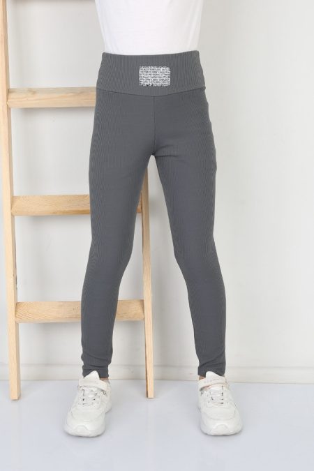 Fitilli Şardonlu Antarsit Kız Çocuk Günlük Tayt