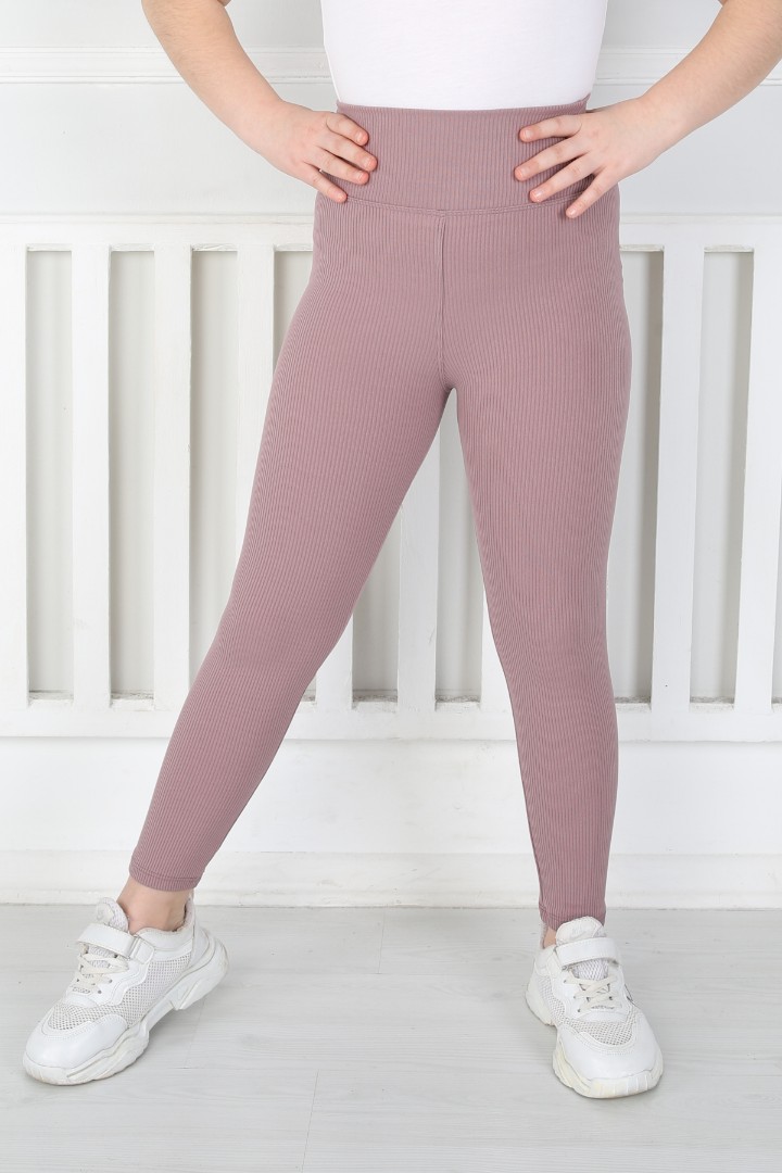 Dar Paça Birinci Kalite Fitilli Kumaş Mürdüm Kız Çocuk Günlük Tayt 3 Dar Paça Birinci Kalite Fitilli Kumaş Mürdüm Kız Çocuk Günlük Tayt - Görsel 3