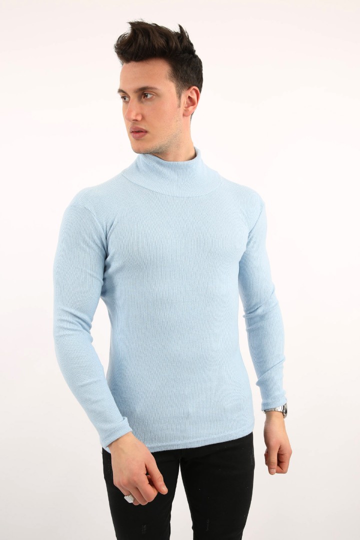 Fitili Likralı Kumaş Erkek Günlük Boğazlı Body 1 Fitili Likralı Kumaş Erkek Günlük Boğazlı Body