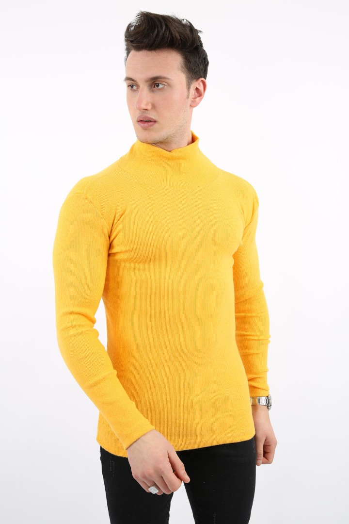 Fitili Likralı Kumaş Erkek Günlük Boğazlı Body 1 Fitili Likralı Kumaş Erkek Günlük Boğazlı Body